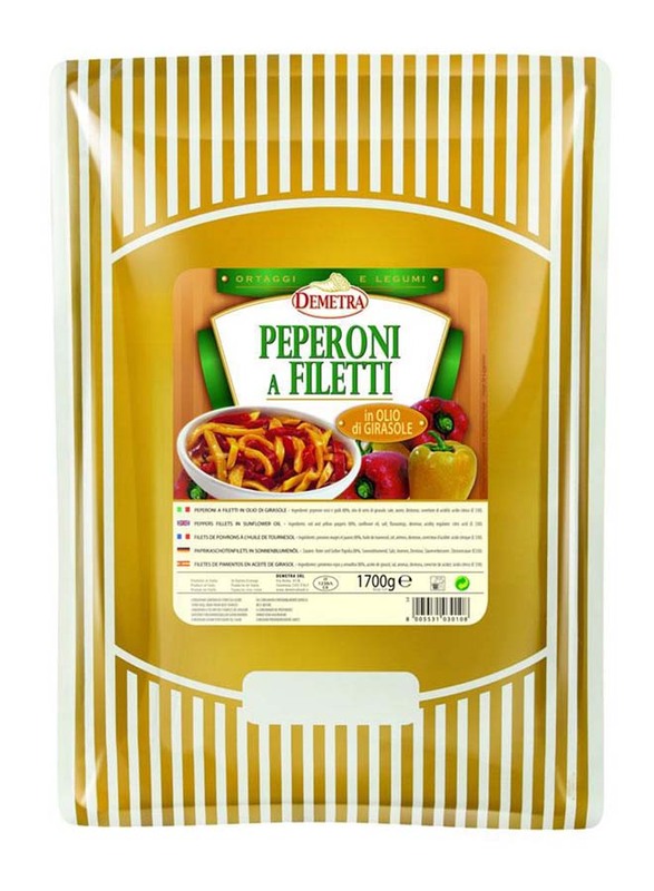

Demetra Sliced Pepper In Sunflower Oil, 1.7 Kg