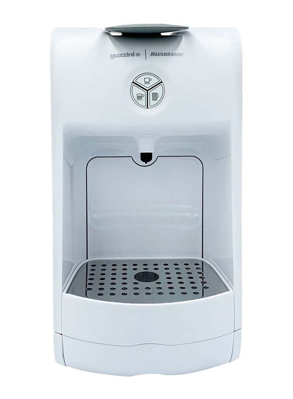 Guzzini Infusion Coffee Machine with Hausbrandt Coffee Capsules Blister, White
