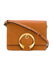 Jimmy Choo Madeline Leather Shoulder Bag for Women, Rust