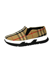 Burberry Brety Check Kids Slip-On, 32 EU, Archieve Beige