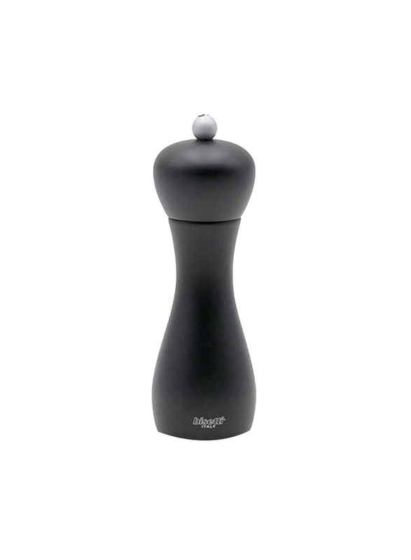 

Bisetti 18cm Rimini Wood Pepper Mill, Black