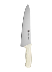 Winco 10-inch Stainless Steel Wide Chef's Knife, KWP-100, Silver/White