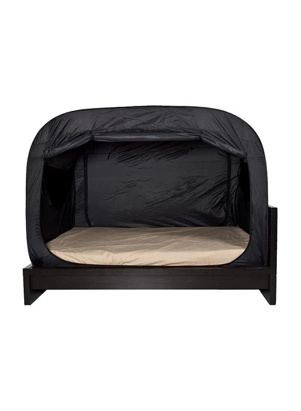Pop Llc Polyester Queen Bed Tent Black, Privacy Bed Tent Queen
