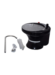 EzzySo Rechargeable Electric Water Pump Dispenser, S80-CSP, Black/Silver