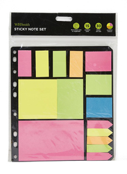 WH Smith Sticky Note Set, Multicolour