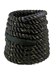 1441 Fitness Battle Rope, 15 Meter, Black