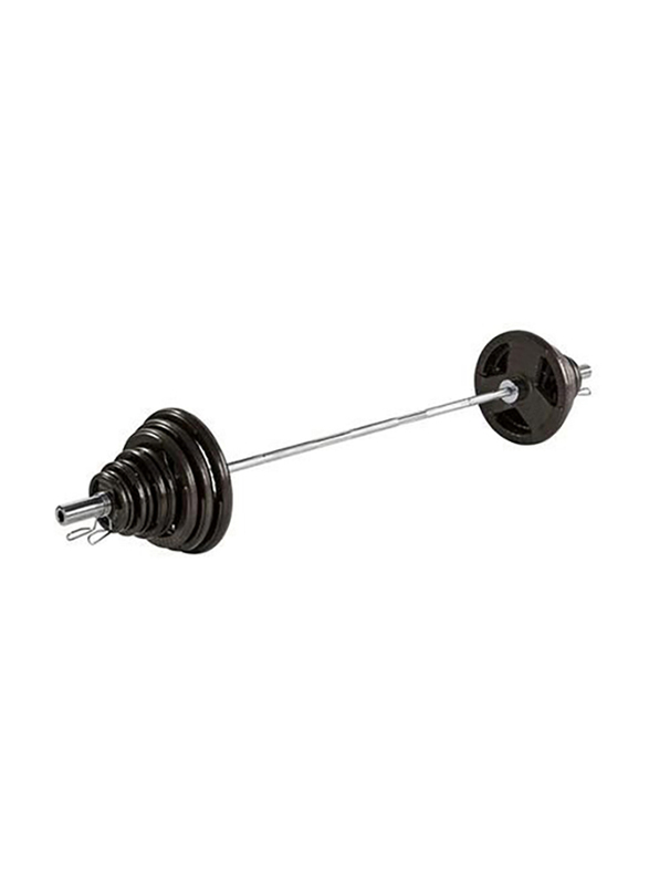 Prosportsae Body Pump Set, 120KG, Black