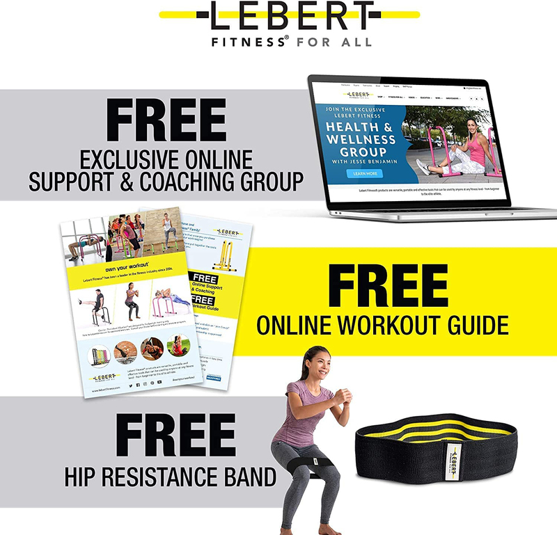 Lebert Fitness Dip Bar Stand, Large, Black