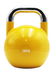 1441 Fitness Cast Iron Competition Kettlebell, 16KG, Yellow