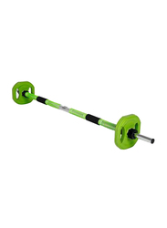 Lebert Fitness SRT Barbell, Green/Black