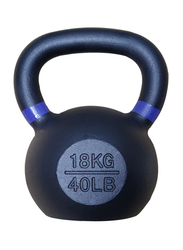Prosportsae Powder Coated Cast Iron Kettlebell, 18KG, Black
