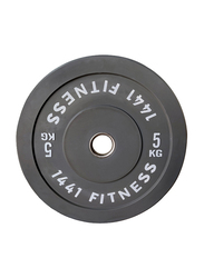 1441 Fitness Color Bumper Plate, 5KG, Black