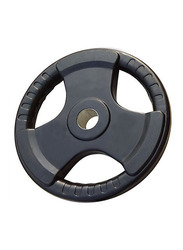 Prosportsae Tri-Grip Olympic Rubber Weight Plates, 5KG, Black