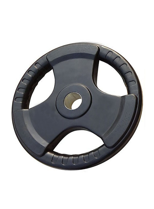 

Prosportsae Tri-Grip Olympic Rubber Weight Plates, 25KG, Black