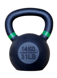Prosportsae Powder Coated Cast Iron Kettlebell, 14KG, Black