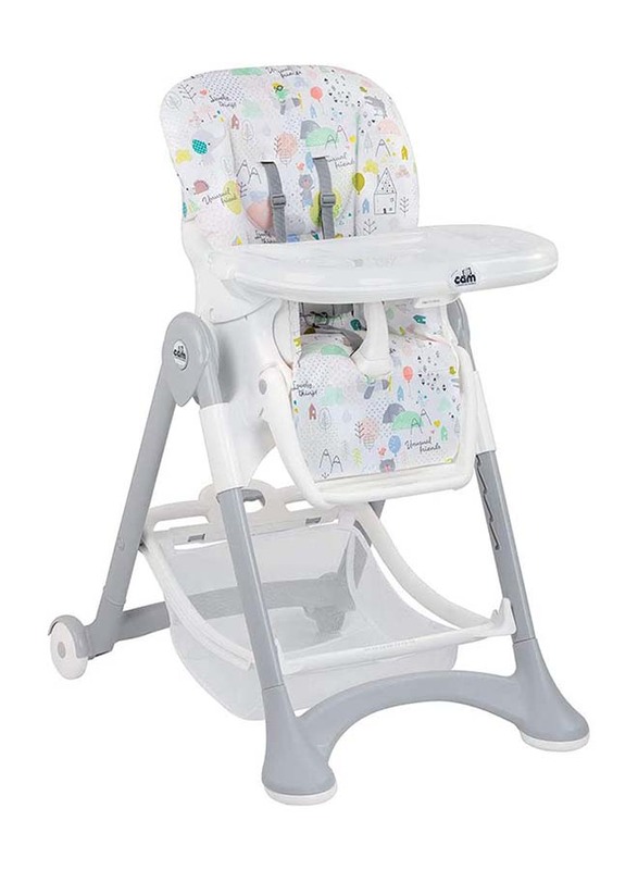 

Cam Campione High Chair, Kites & Balloons, Grey
