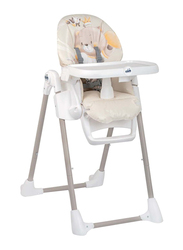 Cam Pappananna Baby High Chair, Bear, Brown