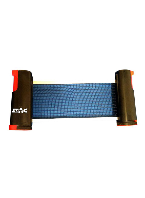 Stag Retractable Table Tennis Net, 5cm, Black