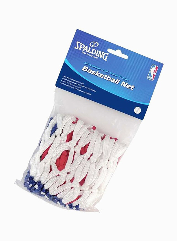 

Spalding All Weather Basketball Replacement Net, Blue/Red/White