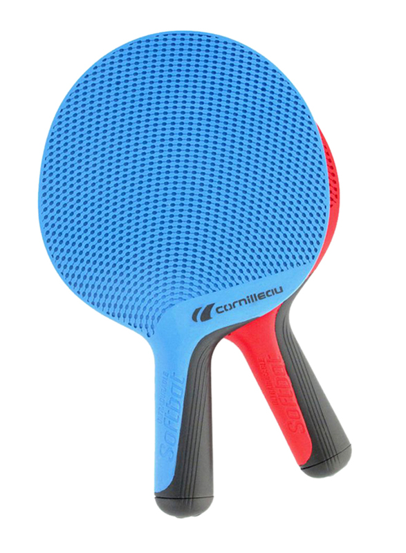 

Cornilleau Softbat Duo Pack Table Tennis Racket, 2-Piece, Red/Blue