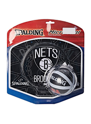 Spalding Kids NBA Team Nets Micro Mini Basketball Backboard Set, Multicolor
