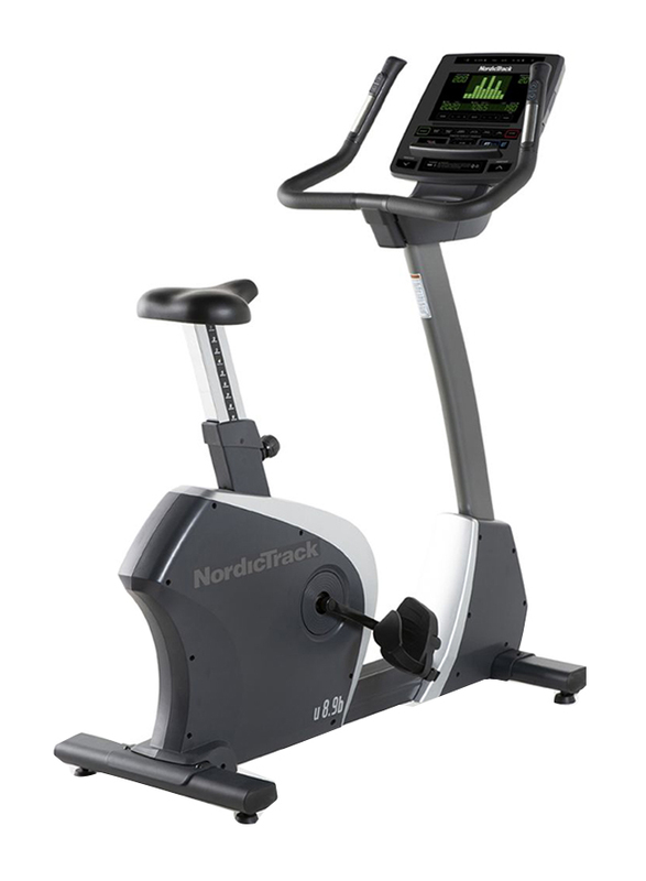 

Nordictrack U8.9B Upright Exercise Bike, Black/Grey