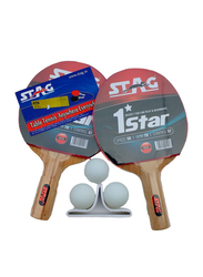 Stag 1 Star Table Tennis Playset, 5 Pieces, Multicolor