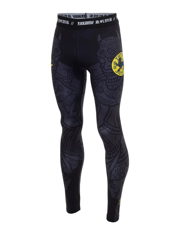 

Tatami Takedown Tiger Grappling Spats Pants for Men, Extra Large, Black/Grey