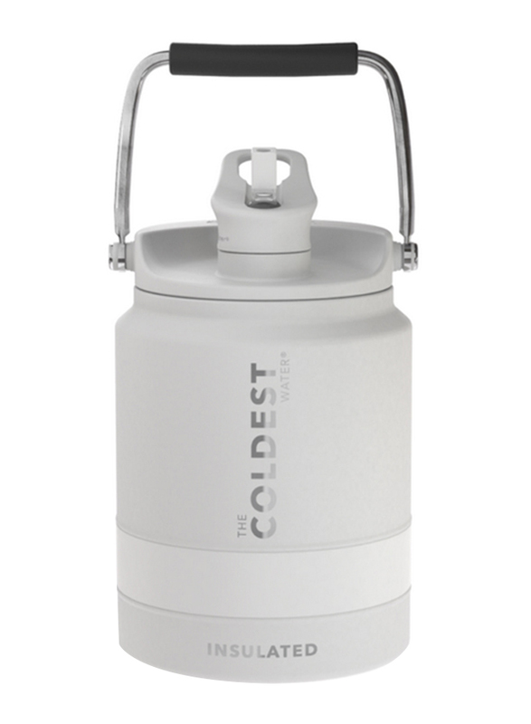 The Coldest Water 1/2 Gallon Insulated Bottle, Epic White