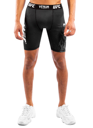 Venum UFC Authentic Fight Week Performance Vale Tudo Shorts for Men, Medium, Black