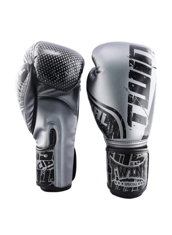 

Twins Special 14-oz FBGVS12 Fancy Boxing Gloves, Black/Grey