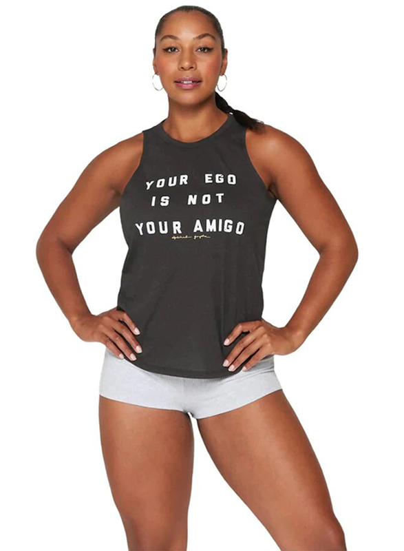 

Spiritual Gangster Amigo Movement Tank Top, Medium, Heather Vintage Black