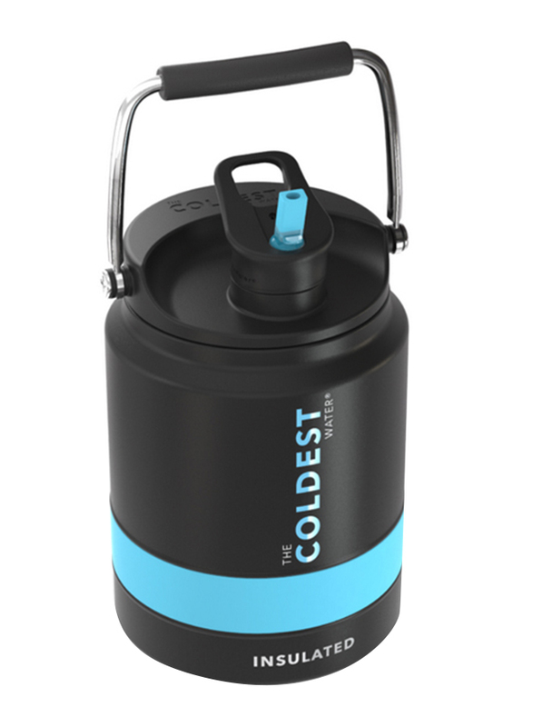 The Coldest Water 1/2 Gallon Insulated Bottle, Matte Black