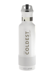 The Coldest Water 21oz Sports Insulated Bottle, Epic White