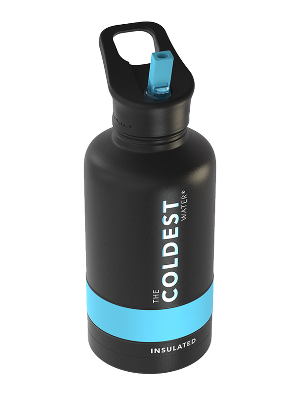 The Coldest Water 64oz Sports Insulated Bottle, Tactical Black