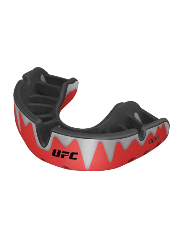 

Opro UFC Platinum Fangz Mouth Guard, Black/Red