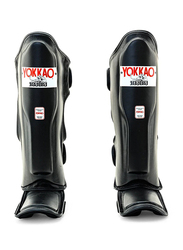 Yokkao Large Matrix Martial Arts Shin Guards, Black
