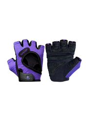 Harbinger Flexfit Gloves for Women, Medium, Purple