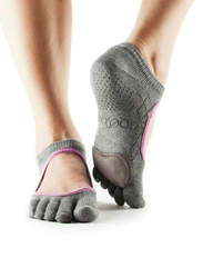 Toesox Full Toe Plie Socks, Extra Small, Fishnet Storm