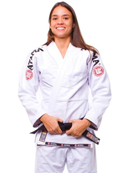 Atama F2 Gi Mundial Kimono for Women, White/Black