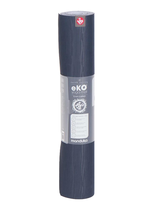 Manduka Eko 5mm Yoga Mat, 71-inch, Midnight