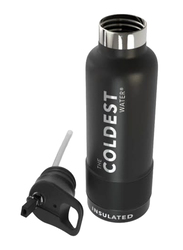 The Coldest Water 21oz Sports Insulated Bottle, Stealth Black