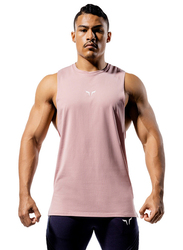 Squatwolf Core Tank Top for Men, Large, Dust Pink