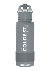 The Coldest Water 32oz Sports Insulated Bottle, Gun Metal Grey