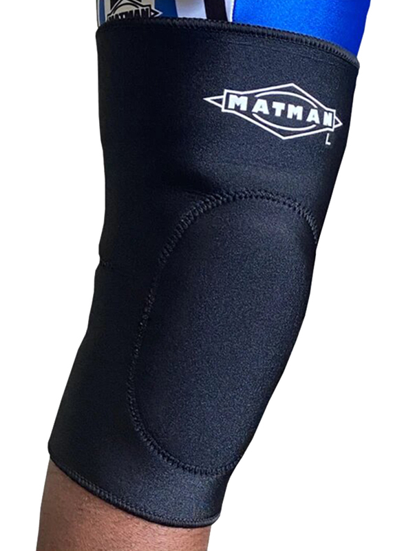 Matman Lycra Knee Pad, Extra Small, Black