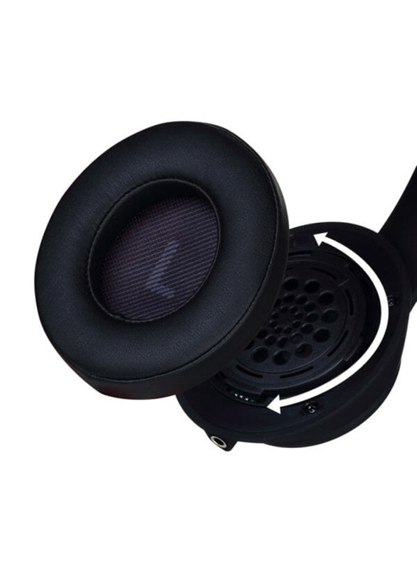 Miiego Boom Wireless On-Ear Sports Headphones, Black