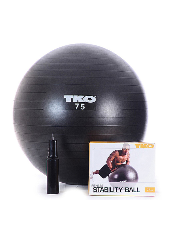 TKO Fitness Ball, 75cm, Grey