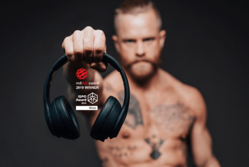 Miiego Boom Wireless On-Ear Sports Headphones, Black