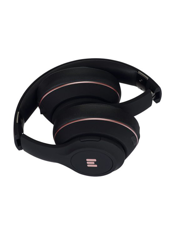 Miiego Boom Wireless On-Ear Sports Headphones, Black/Rose Gold