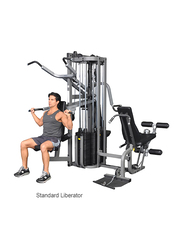 Inflight Fitness Liberator 4 Stack with Leg Press, Grey
